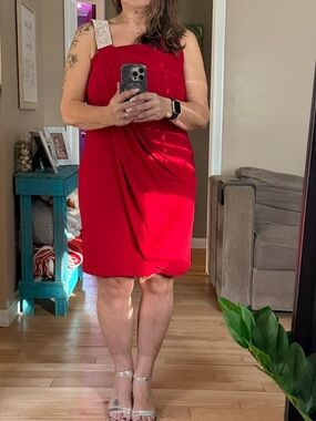 DJ Jazz red dress